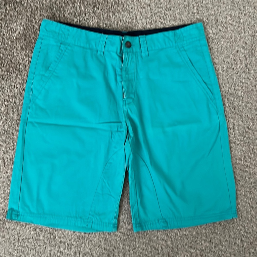 The Webster - Miami turquoise blue shorts size 34